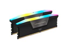 CORSAIR Vengeance RGB Black DDR5 128GB (2x64GB) 6400MHz CL42 XMP 3.0 UDIMM pomnilnik