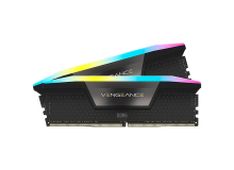 CORSAIR Vengeance RGB Black DDR5 64GB (2x32GB) 6000MHz CL40 XMP 3.0 UDIMM pomnilnik