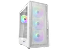 COUGAR AIRFACE PURE RGB PC Case, Mid Tower, White