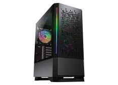 Cougar I MX430 Air RGB Black I 3851C60.0001 I Case I Mid tower / 3 ARGB fans / 2 LED Strips / TG transparant side window