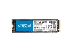 Crucial SSD Crucial P2 2000GB 3D NAND NVMe PCIe M.2 SSD, 2400/1900 MB/s, EAN: 649528902320