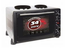 Električna pečica MPM 34L, 2x plošča, 1800+1600W Električna pečica MPM 34L, 2x plošča, 1800+1600W