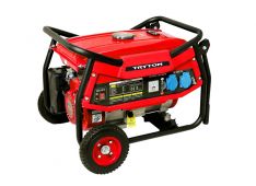 GENERATOR BENCINSKI 2000W, 2X230V, 5,5 KW Z KOLESI163 CM3, 1 X 12V,  15 L BENCINA TRYTON TOG2000K