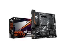 GIGABYTE B550M AORUS ELITE AX AM4 mATX osnovna plošča - AMD B550, 4xDDR4, 2xM.2, 4xSATA, 1Gb LAN, WiFi 6E, BT, 1xDVI-D, 1xHDMI