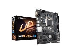 GIGABYTE Mainboard Desktop H410M S2H V3 (LGA1200, Intel 10th Gen, 2xDDR4, D-Sub, DVI-D, HDMI, 1GLAN, 1 x PCI Express x16, 1 x PCI Express x1, 1xM.2, 4xSATAIII, 4xUSB3.2 Gen1, 6xUSB2.0/1.1) mATX GIGABYTE Mainboard Desktop H410M S2H V3 (LGA1200, Intel 10th Gen, 2xDDR4, D-Sub, DVI-D, HDMI, 1GLAN, 1 x PCI Express x16, 1 x PCI Express x1, 1xM.2, 4xSATAIII, 4xUSB3.2 Gen1, 6xUSB2.0/1.1) mATX