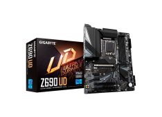 GIGABYTE MB Z690 UD (S1700, 4xDDR5 up to 128GB, 1xPCIEX16x16 5.0, 1xPCIEX16x4 3.0, 1xPCIEX16x1 3.0, 2xPCIEX1, 6xSATA, 3xM.2, 4xUSB3.2 Gen1, USB3.2, USB2.0, USB Type-C, 1xHDMI, 1xDP, 2.5GbE LAN, ATX, Retail) GIGABYTE MB Z690 UD (S1700, 4xDDR5 up to 128GB, 1xPCIEX16x16 5.0, 1xPCIEX16x4 3.0, 1xPCIEX16x1 3.0, 2xPCIEX1, 6xSATA, 3xM.2, 4xUSB3.2 Gen1, USB3.2, USB2.0, USB Type-C, 1xHDMI, 1xDP, 2.5GbE LAN, ATX, Retail)