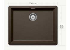 Granitno pomivalno korito Greenwich N-100 L bronze Granitno pomivalno korito Greenwich N-100 L bronze