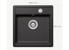 Granitno pomivalno korito SCHOCK Mono N-100 S stone Granitno pomivalno korito SCHOCK Mono N-100 S stone