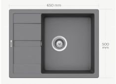 Granitno pomivalno korito SCHOCK Ronda D-100 L CROMA Granitno pomivalno korito SCHOCK Ronda D-100 L CROMA