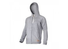 PULOVER HOODIE Z ZADRGO SIV M LAHTI L4010802
