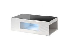 Klubska miza AVENAL (črna + bela visok sijaj) 120x64x40 MDF črna + bela visok sijaj Klubska miza AVENAL (črna + bela visok sijaj) 120x64x40 MDF črna + bela visok sijaj