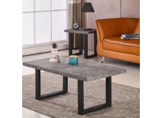 Klubska miza BIBER 110x60x43 MDF siva Klubska miza BIBER 110x60x43 MDF siva