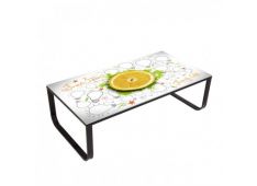 Klubska miza FRESH 105x55x32 Steklo večbarvna Klubska miza FRESH 105x55x32 Steklo večbarvna