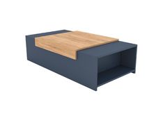 Klubska miza GORITA 2 siva + hrast 110x60x31 Iveral hrast + temno siva