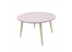 Klubska miza MANON okrogla 58x58x35 MDF roza Klubska miza MANON okrogla 58x58x35 MDF roza