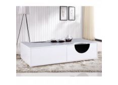 Klubska miza TIMON 130x70x35 MDF bela Klubska miza TIMON 130x70x35 MDF bela