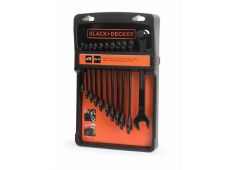 KOMBINIRANI KLJUČI KROMIRAN SET 11 KOS11 KOS Black & Decker BDHT0-71618V KOMBINIRANI KLJUČI KROMIRAN SET 11 KOS11 KOS Black & Decker BDHT0-71618V