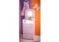 Komoda FAIRY 44,6x52,4x87,7 MDF roza Komoda FAIRY 44,6x52,4x87,7 MDF roza