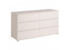 Komoda NEO 6P 151x50x82 Iveral bela Komoda NEO 6P 151x50x82 Iveral bela