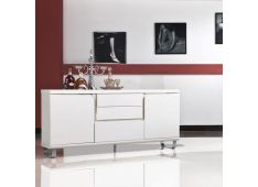 Komoda VIVIAN HIGH 180x45x86 MDF bela Komoda VIVIAN HIGH 180x45x86 MDF bela