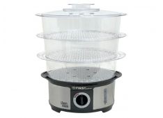 Kuhalnik na paro FIRST, 3-nivoji - 12L, timer, 1000W Kuhalnik na paro FIRST, 3-nivoji - 12L, timer, 1000W