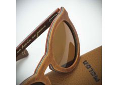 Lesena sončna očala Melon Skatewood Jake II Caramel