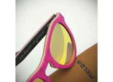 Lesena sončna očala Melon Skatewood Jake II Pink Sunset