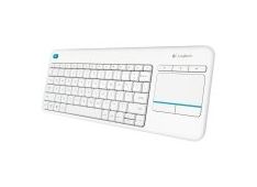 LOGITECH K400 Plus Wireless Touch Keyboard - WHITE - SLO-g