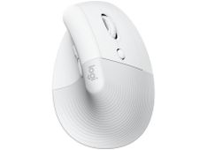 LOGITECH Lift for MAC Vertical Ergonomic Mouse - OFF-WHITE/PALE GREY