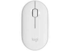LOGITECH M350S Pebble 2 Bluetooth Mouse - TONAL WHITE - DONGLELESS
