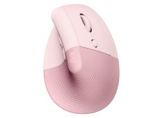 LOGITECH navpična ergonomska miška Lift Bluetooth, roza