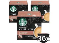 NESTLE DG Starbucks Caffe Latte 3pak (3x 12 kapsul)