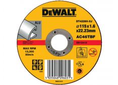 NLS PLOŠČ.REZ.ALUM.115 1,6MM RAVNA AC46TBF Dewalt DT42260 NLS PLOŠČ.REZ.ALUM.115 1,6MM RAVNA AC46TBF Dewalt DT42260