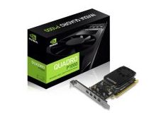 NVIDIA Video Card Quadro P1000 GDDR5 4GB/128bit, 640 CUDA Cores, PCI-E 3.0 x16, 4xminiDP, Cooler, Single Slot, Low Profile (4xmDP-DP Cables, Full Size and Low Profile Bracket incuded) NVIDIA Video Card Quadro P1000 GDDR5 4GB/128bit, 640 CUDA Cores, PCI-E 3.0 x16, 4xminiDP, Cooler, Single Slot, Low Profile (4xmDP-DP Cables, Full Size and Low Profile Bracket incuded)