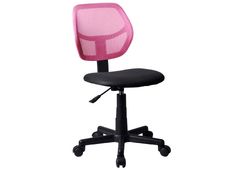 Office chair RONNY pink (5156P) 40x50x81-89 Tkanina roza