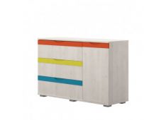 Otroška soba JOY K13 - komoda 126x84x44 Iveral večbravna Otroška soba JOY K13 - komoda 126x84x44 Iveral večbravna