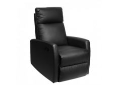 Počivalnik SALSA 66x68x103 (66x130x90) Umetno usnje črna Počivalnik SALSA 66x68x103 (66x130x90) Umetno usnje črna
