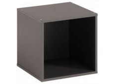 Poličnik KUBIKUB 1P 31x29x31 Iveral temno siva Poličnik KUBIKUB 1P 31x29x31 Iveral temno siva
