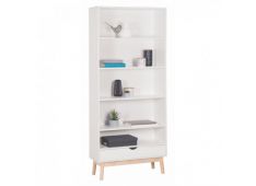 Poličnik NORDIC 80x29,5x180 MDF bela Poličnik NORDIC 80x29,5x180 MDF bela