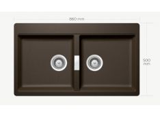 Pomivalno korito SCHOCK Horizont N-200 bronze Pomivalno korito SCHOCK Horizont N-200 bronze