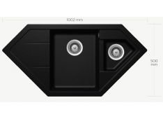 Pomivalno korito SCHOCK Primus C-150 nero Pomivalno korito SCHOCK Primus C-150 nero