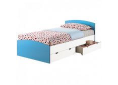 Postelja STRUMF 96x205x76,5 cm 126x205x76,5 cm Iveral večbarvna Postelja STRUMF 96x205x76,5 cm 126x205x76,5 cm Iveral večbarvna