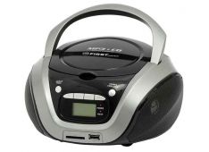Prenosni CD/MP3/USB/SD predvajalnik s PLL AM/FM sprejemnikom, srebrni Prenosni CD/MP3/USB/SD predvajalnik s PLL AM/FM sprejemnikom, srebrni