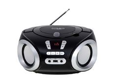 Radio prenosni Boombox ADLER 1181, CD-MP3-USB, 2x1,7W, črne barve