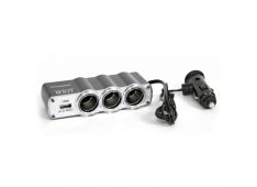 Razdelilec avto OMEGA 12V/24V 60W 1/3 + USB 0,5A, 0,65m Razdelilec avto OMEGA 12V/24V 60W 1/3 + USB 0,5A, 0,65m