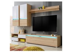 Regal BOLD od 200 Iveral bela + bukev Regal BOLD od 200 Iveral bela + bukev