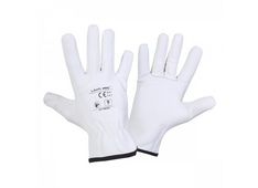 ROKAVICE M USNJENE BELE PROFIX L271008K