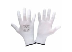 ROKAVICE PU FINGERTIP BELE XXL LAHTI L231111K