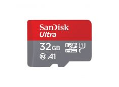 SDHC SANDISK MICRO 32GB ULTRA MOBILE, 120 MB/s, C10, A1, U1, adapter *PROM - SDSQUA4-032G-GN6MA - 619659184155