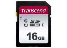 SDHC TRANSCEND 16GB 300S, 95/45MB/s, C10, UHS-I Speed Class 1 (U1) - TS16GSDC300S - 760557841012